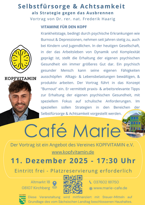 Fachvortrag "Selbstfürsorge & Achtsamkeit als Strategie gegen das Ausbrennen"