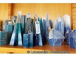 Handgefertigte Kerzen unserer Werkstatt