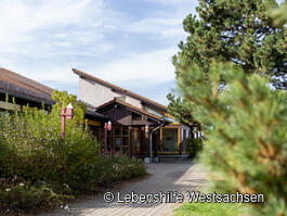 Eingangsbereich der Behindertenwerkstatt Reinsdorf gGmbH